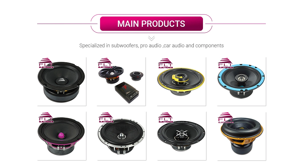 6.5 Inch PRO Audio Midwoofer Car Speaker with Aluminum Basket