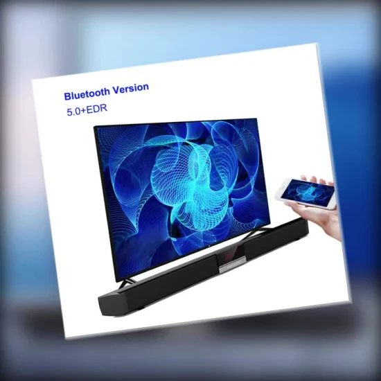 Miboard Channel HiFi Audio Drahtlose Bluetooth-Soundbar 3D-System Stereo-Surround-Soundbar für TV-Lautsprecher Heimkino Professional 2.0 Version 5.0+EDR